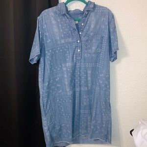 Denim Patchwork Dress